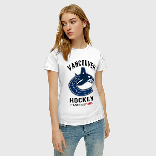 Женская футболка VANCOUVER CANUCKS NHL / Белый – фото 3