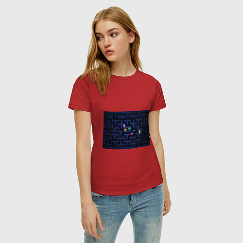 Женская футболка Pacman / Красный – фото 3