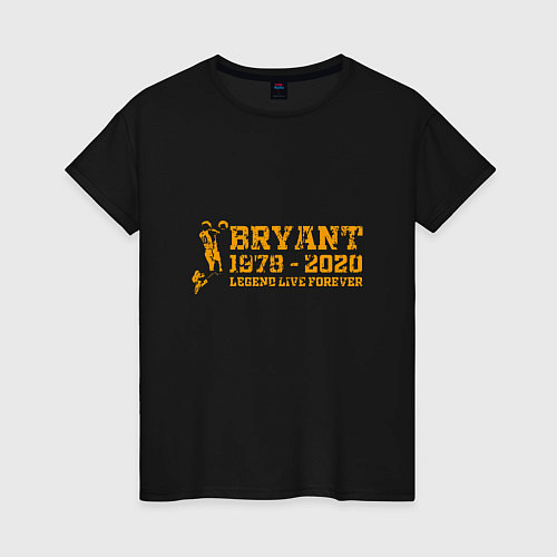 Женская футболка Bryant - Legend / Черный – фото 1