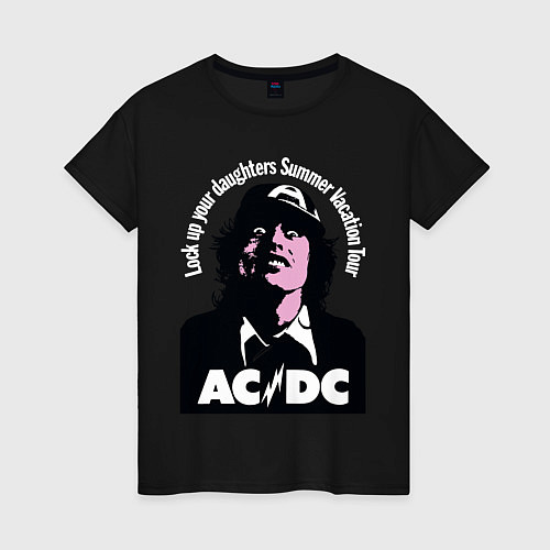 Женская футболка ACDC / Черный – фото 1