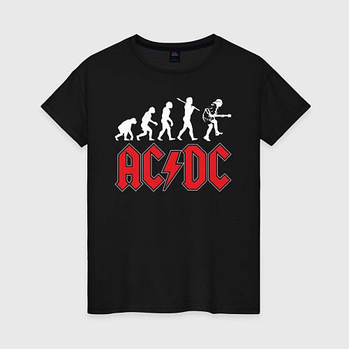 Женская футболка ACDC / Черный – фото 1