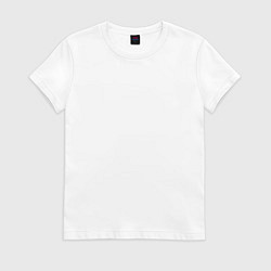 Футболка хлопковая женская Akhmat Fight Club, цвет: белый