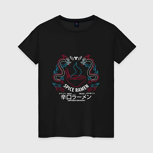Женская футболка SPICE RAMEN DESTINY 2 / Черный – фото 1