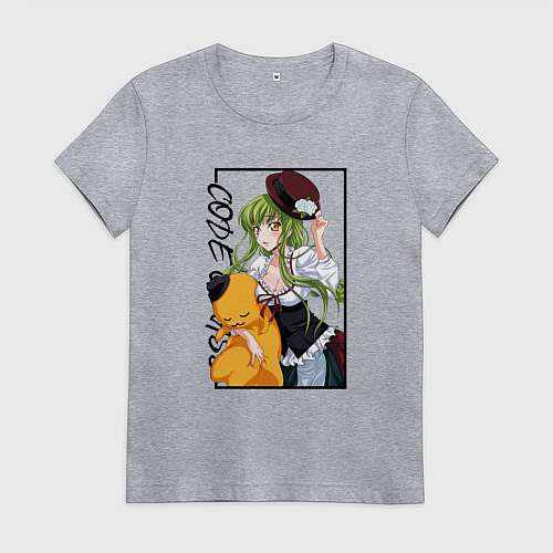 Женская футболка C C Код Гиас / Меланж – фото 1