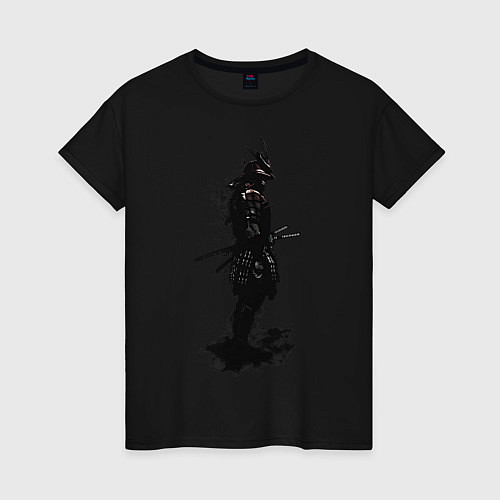 Женская футболка Теневой самурай / Черный – фото 1