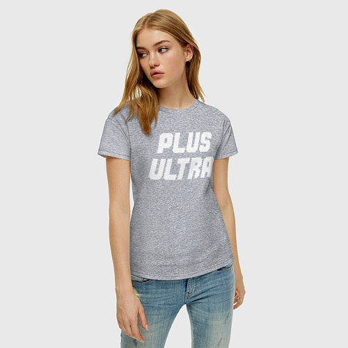Женская футболка PLUS ULTRA / Меланж – фото 3