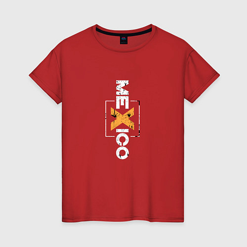 Женская футболка Mexico / Красный – фото 1
