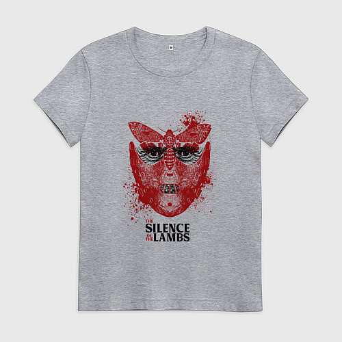 Женская футболка Ганнибал Лектор / Меланж – фото 1