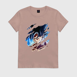 Футболка хлопковая женская Dragon Ball, цвет: пыльно-розовый