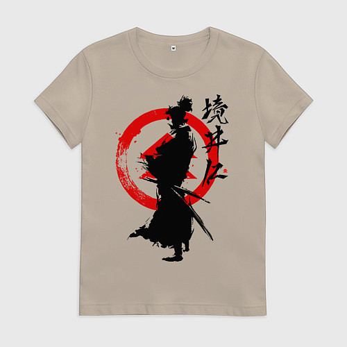 Женская футболка Ghost of Tsushima / Миндальный – фото 1