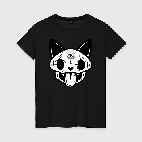 Женская футболка DEAD KITTY / Черный – фото 1