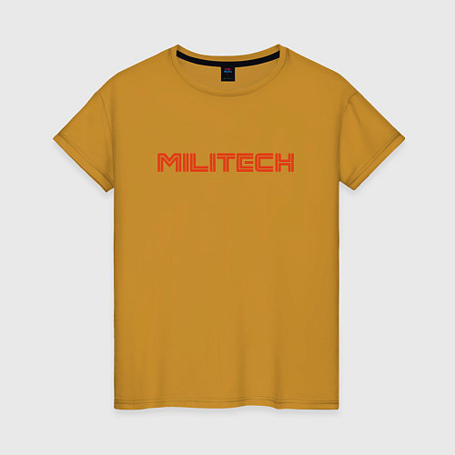 Женская футболка Militech / Горчичный – фото 1