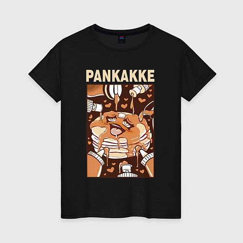 Женская футболка Pankakke / Черный – фото 1