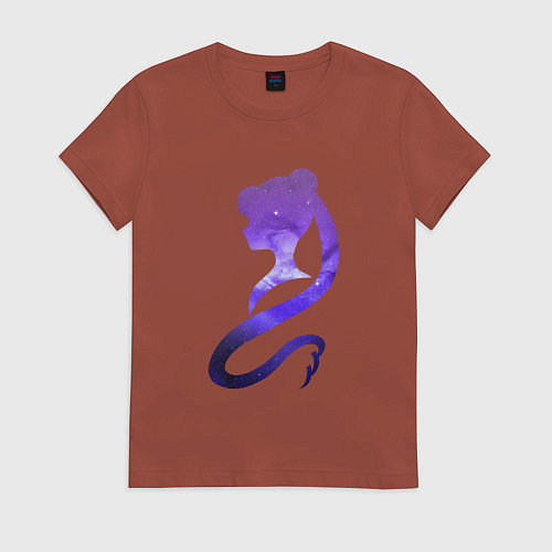 Женская футболка Sailor Moon / Кирпичный – фото 1