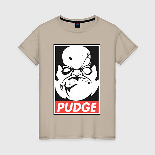Женская футболка Pudge Dota Пудж / Миндальный – фото 1