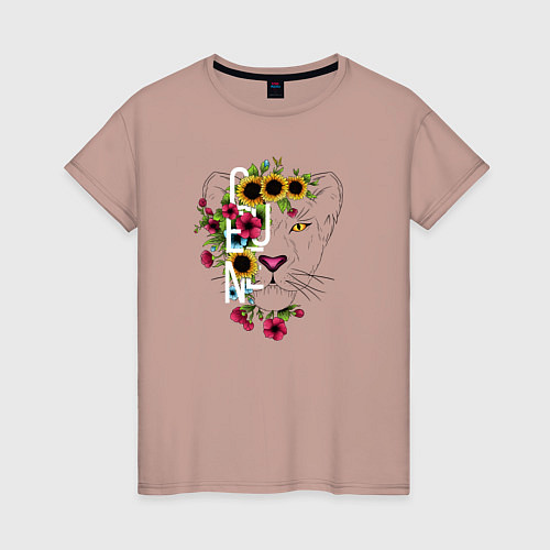 Женская футболка Queen / Пыльно-розовый – фото 1