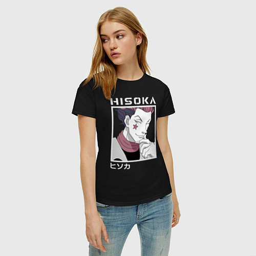 Женская футболка Хисока / Черный – фото 3