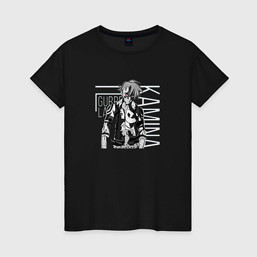 Женская футболка Гуррен-Лаганн / Черный – фото 1