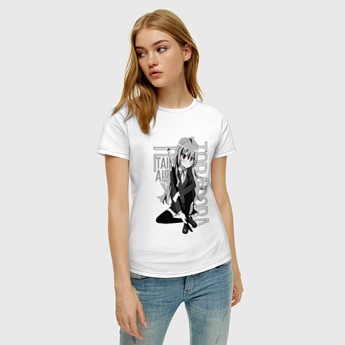 Женская футболка Торадора / Белый – фото 3