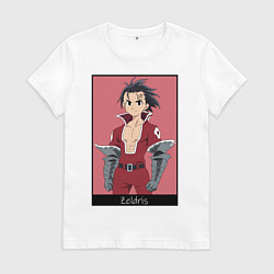 Футболка хлопковая женская Зелдрис, цвет: белый