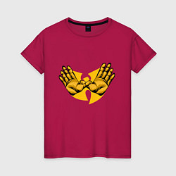 Футболка хлопковая женская Wu-Tang Forever, цвет: маджента