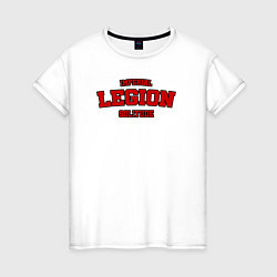 Футболка хлопковая женская Imperial Legion - Skyrim, цвет: белый