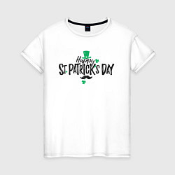 Футболка хлопковая женская ST Patrick, цвет: белый