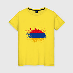 Женская футболка Флаг Армении
