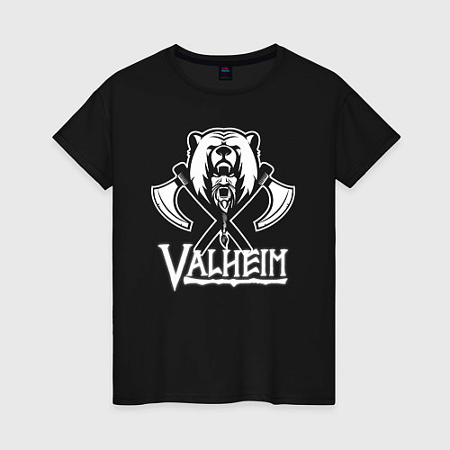 Женская футболка Valheim / Черный – фото 1