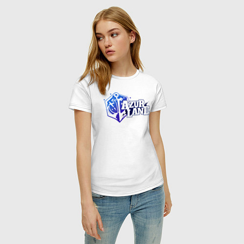 Женская футболка Azur lane / Белый – фото 3
