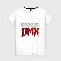 Футболка хлопковая женская DMX Life, цвет: белый