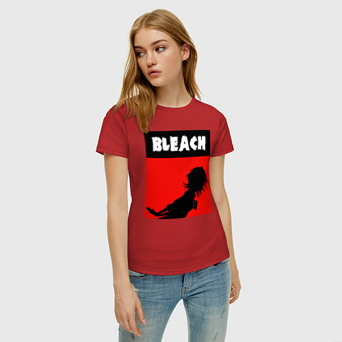 Женская футболка Bleach art / Красный – фото 3