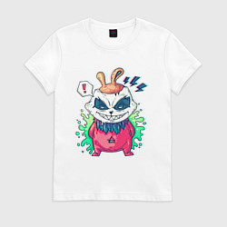 Футболка хлопковая женская Пандао, цвет: белый