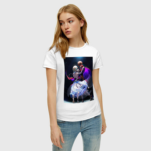 Женская футболка Lumine and tartaglia / Белый – фото 3