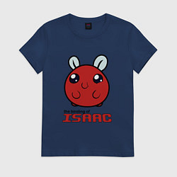 Футболка хлопковая женская The binding of isaac Monsters, цвет: тёмно-синий