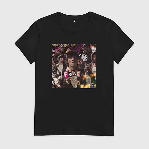 Женская футболка OG BUDA FREERIO / Черный – фото 1