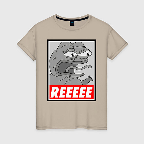 Женская футболка Pepe trigger / Миндальный – фото 1