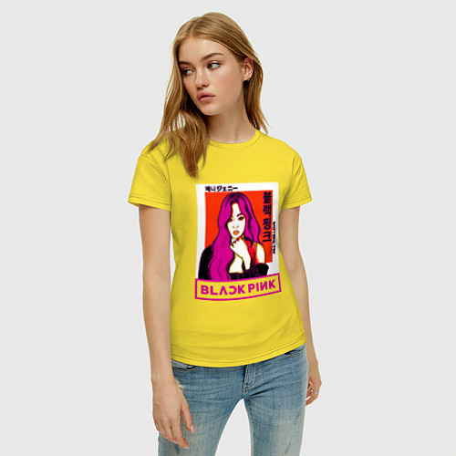 Женская футболка Дженни БП / Желтый – фото 3