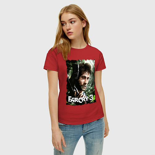 Женская футболка Farcry3 / Красный – фото 3