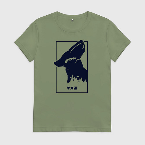 Женская футболка Love Death And Robots Доброй охоты / Авокадо – фото 1