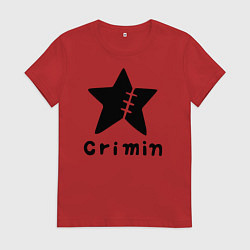 Футболка хлопковая женская Crimin бренд One Piece, цвет: красный