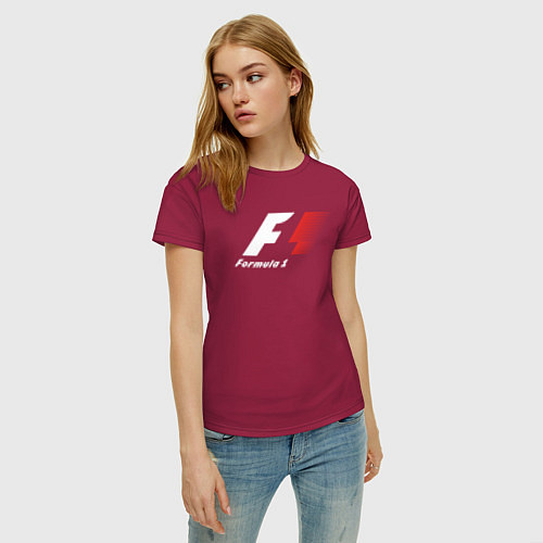 Женская футболка Formula 1 / Маджента – фото 3