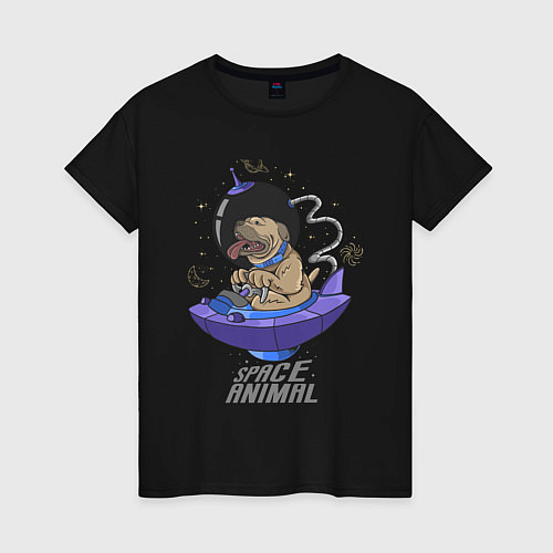 Женская футболка Space Animal / Черный – фото 1