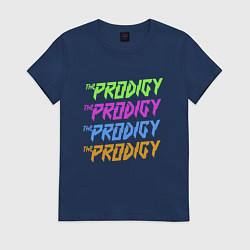 Футболка хлопковая женская The Prodigy, цвет: тёмно-синий