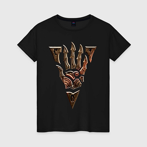 Женская футболка Символ Морровинда / Черный – фото 1