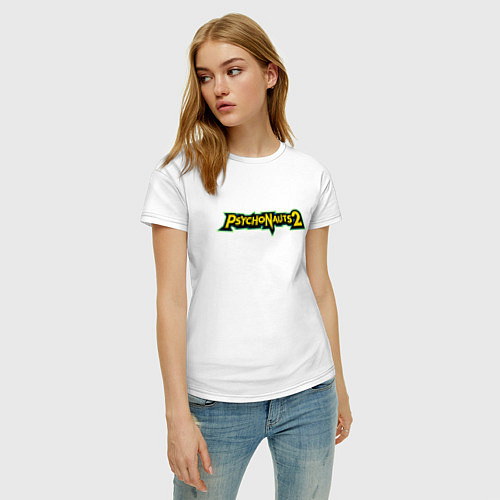 Женская футболка Psychonauts 2 / Белый – фото 3