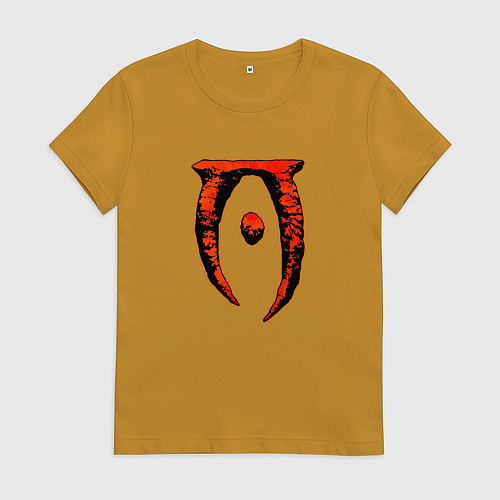 Женская футболка Oblivion / Горчичный – фото 1