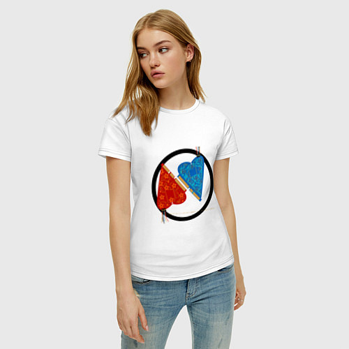 Женская футболка Апгрейд / Белый – фото 3