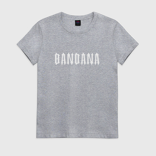 Женская футболка KIZARU, BIG BABY TAPE, BANDANA / Меланж – фото 1