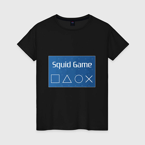 Женская футболка Squid Gamer / Черный – фото 1